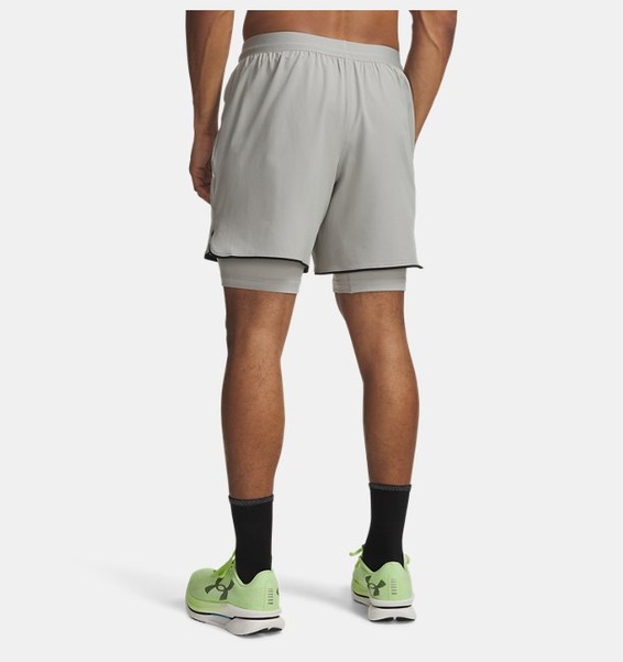 Gri Erkek UA Velociti Pro 2-in-1 Şort