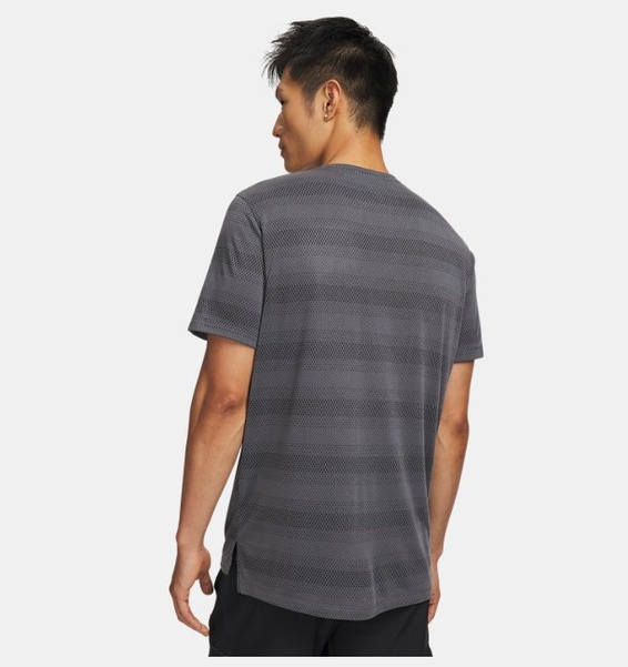 Gri Erkek UA Velociti Kısa Kollu T-Shirt