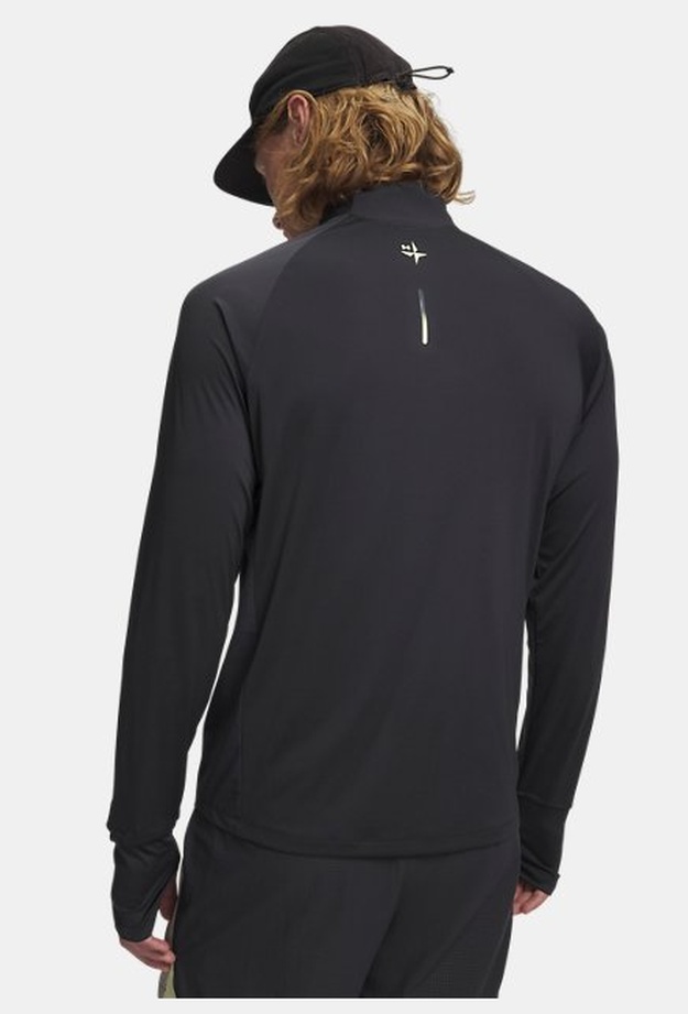 Erkek UA Explor Trail Run Yarım Fermuarlı Uzun Kollu T-Shirt