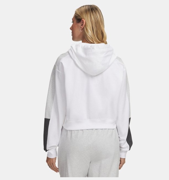 Beyaz Kadın UA Sport Terry Trend Kapüşonlu Sweatshirt