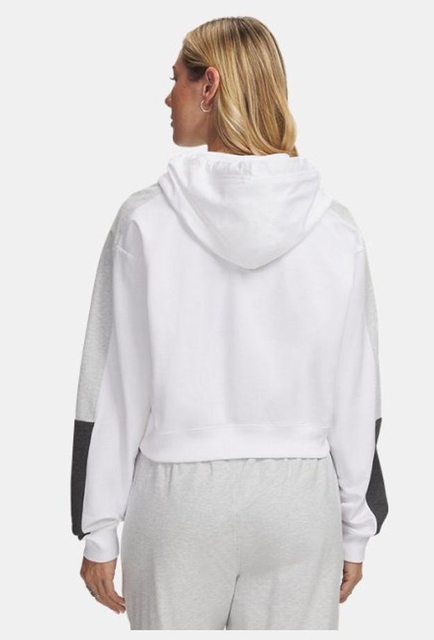 Kadın UA Sport Terry Trend Kapüşonlu Sweatshirt Beyaz 198634247905