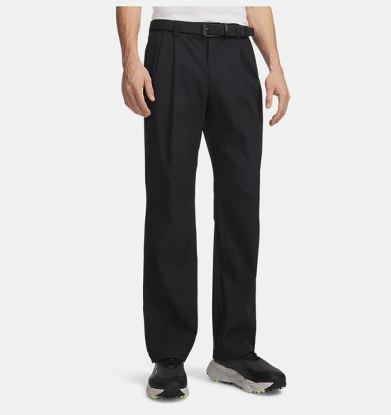 Siyah Erkek UA Drive Pileli Eşofman Altı