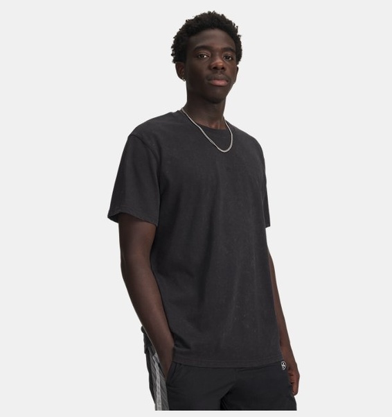 Siyah Erkek UA Curry Icdat T-Shirt