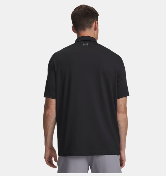 Siyah Erkek UA Matchplay Polo T-Shirt