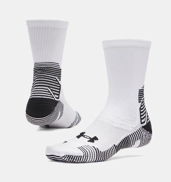 Beyaz Erkek UA Magnetico Elite Crew Çorap
