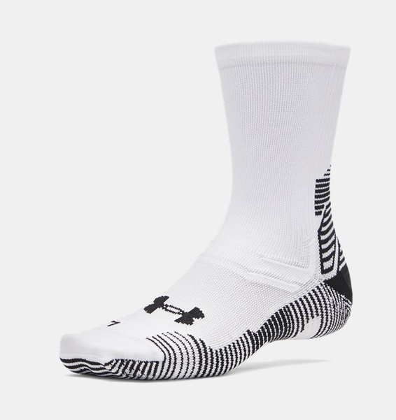 Beyaz Erkek UA Magnetico Elite Crew Çorap