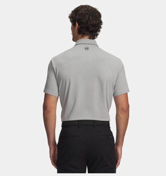Gri Erkek UA Curry Drive Bonded Polo T-Shirt