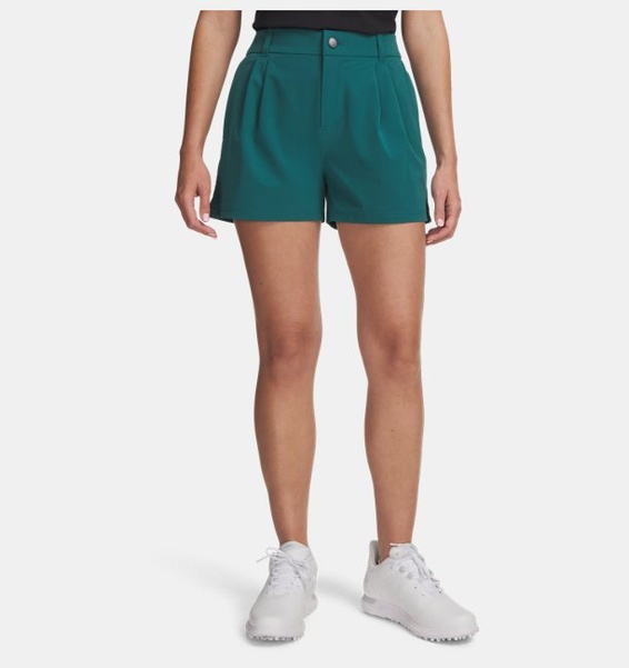 Yeşil Kadın UA Drive Pileli Şort