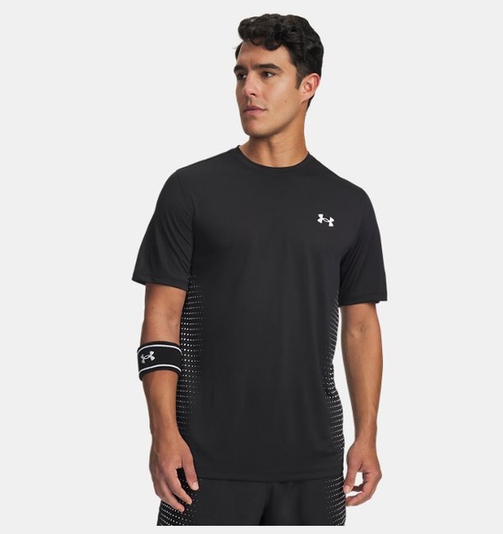 Siyah Erkek UA Tech Play Kısa Kollu T-Shirt