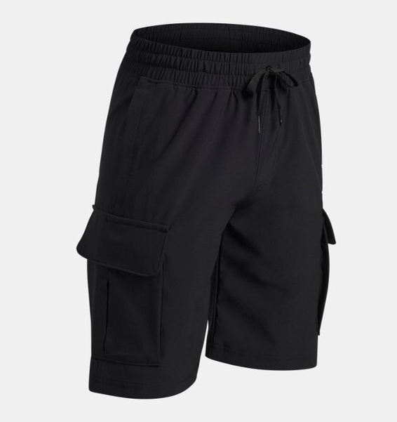 Siyah Erkek Çocuk UA Vibe Woven Kargo Şort