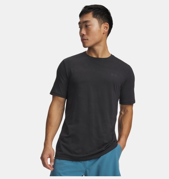 Siyah Erkek UA Vanish Elite Seamless Kısa Kollu T-Shirt