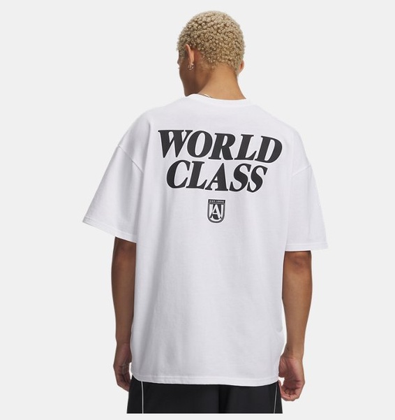 Beyaz Erkek UA Earth Heavyweight Kısa Kollu T-Shirt