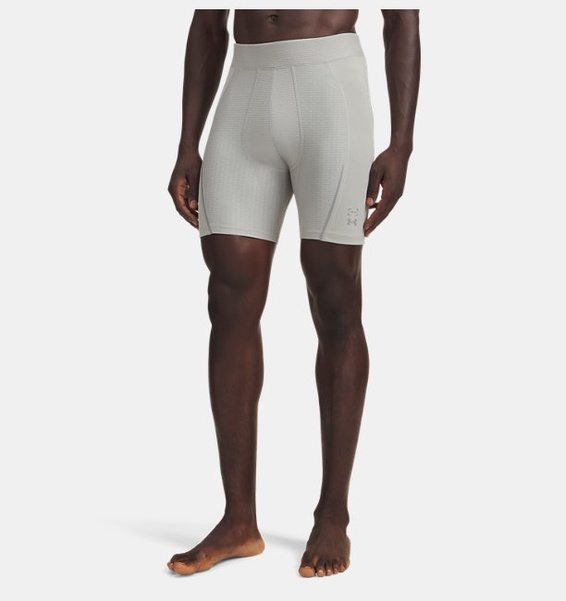 Gri Erkek UA Halo Compression Kısa Tayt