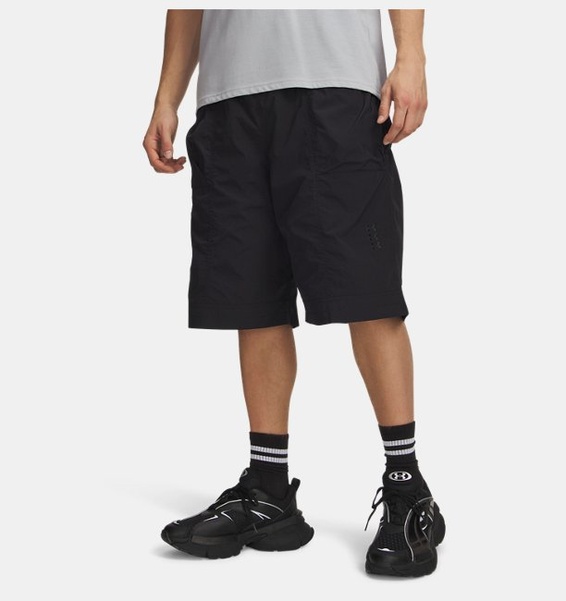 Siyah Erkek UA Hoops Woven Şort