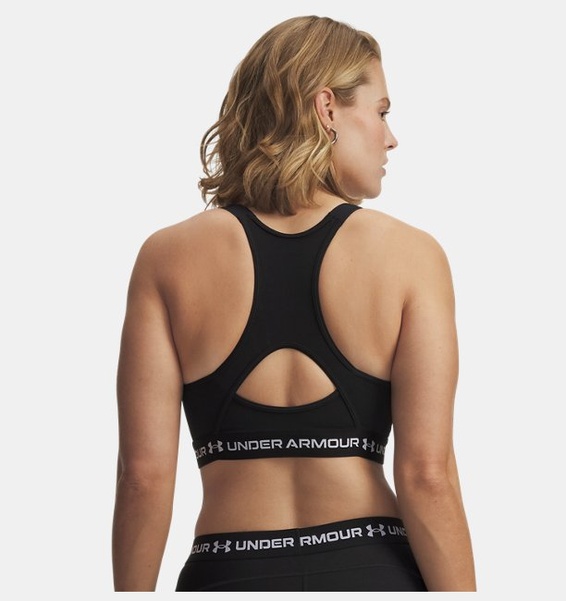 Siyah Kadın UA Heatgear High Spor Sütyeni