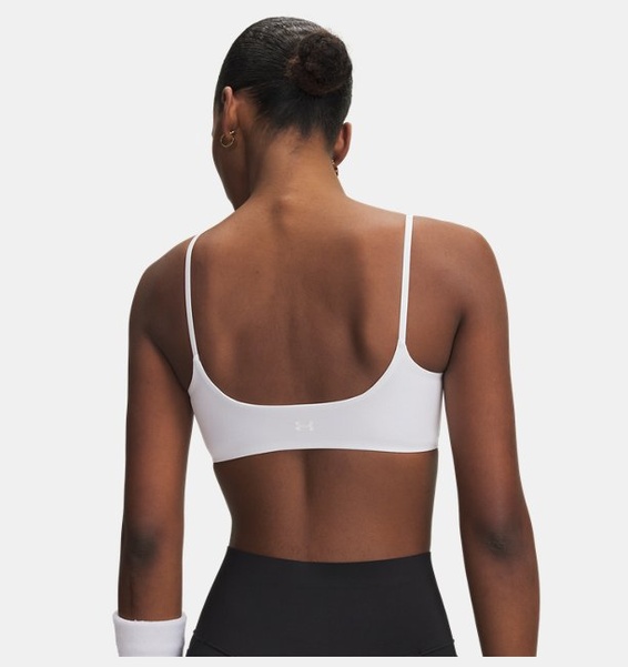 Beyaz Kadın UA Open Back Spor Sütyeni