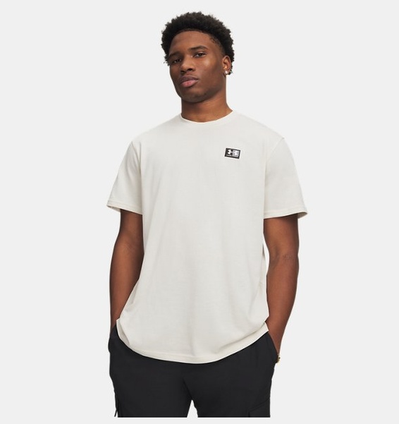 Taş Erkek UA Heavyweight Patch Kısa Kollu T-Shirt