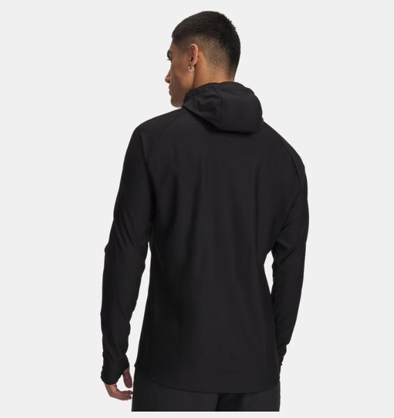 Siyah Erkek UA Charged Elite Balaklava Sweatshirt