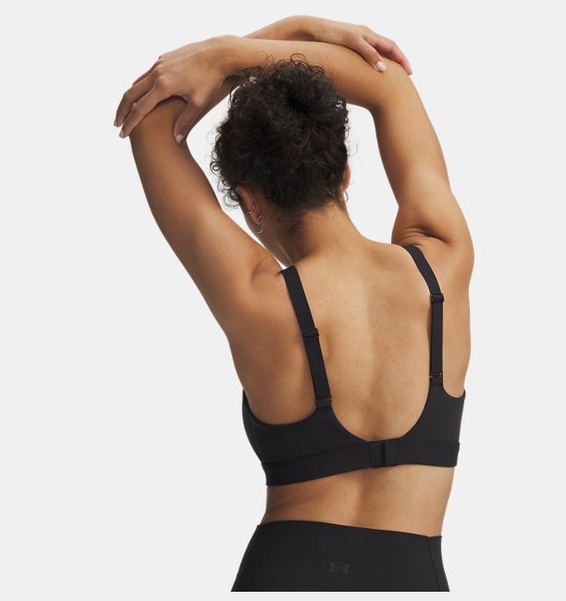 Siyah Kadın UA Effortless Kollu High Spor Sütyeni