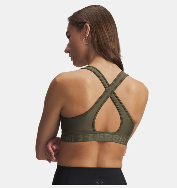 Siyah Kadın UA Effortless Kollu High Spor Sütyeni