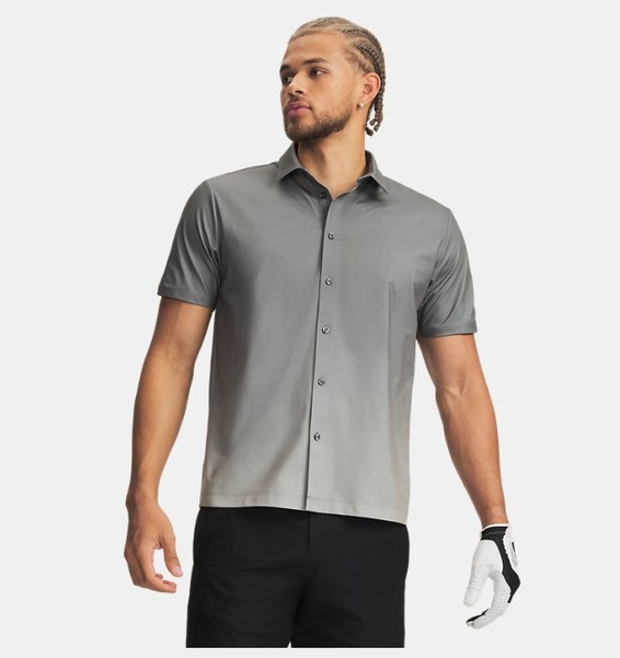 Yeşil Erkek UA Curry Drive Gömlek