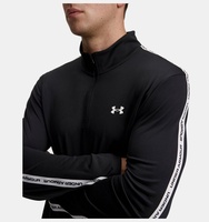 Erkek UA Tech Taping Yarım Fermuarlı Uzun Kollu T-Shirt