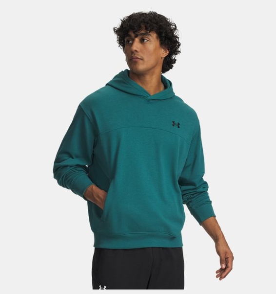 Yeşil Erkek UA Rival Lightweight Kapüşonlu Sweatshirt