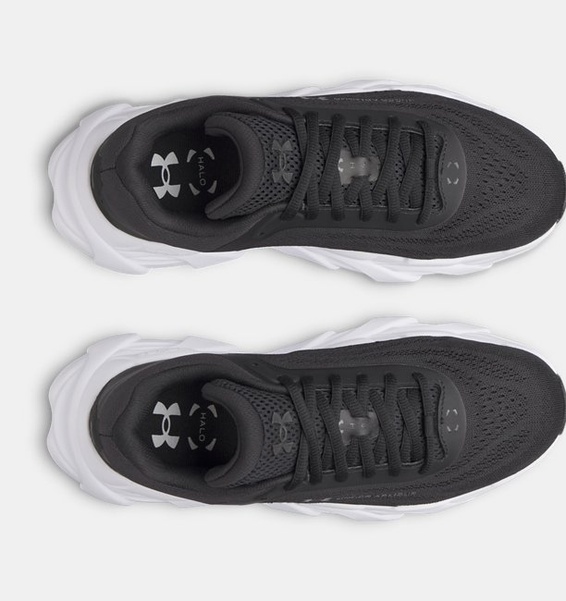 Siyah Kadın UA Halo Runner Koşu Ayakkabısı