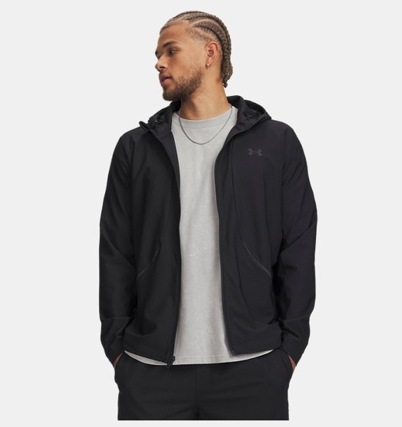 Siyah Erkek UA Unstoppable Woven Ceket