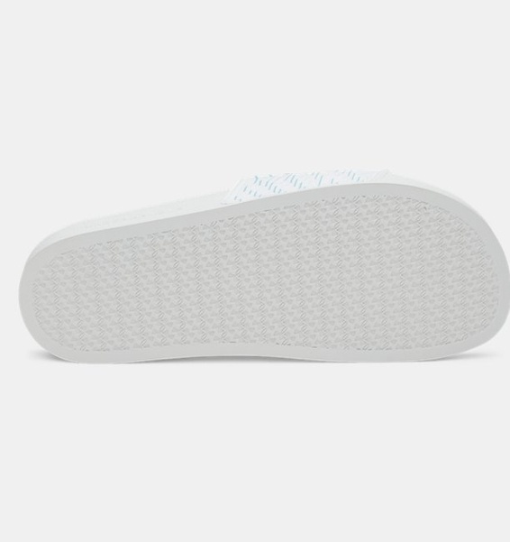 Beyaz Erkek UA Armr Slide Sport Terlik