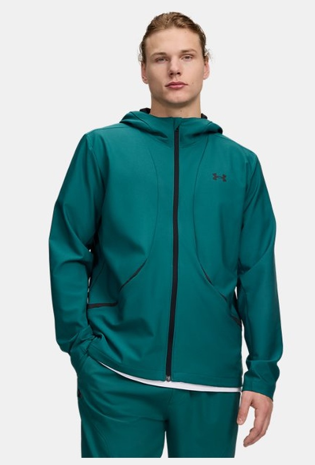 Erkek UA Unstoppable Woven Ceket Yeşil 198634635696 | Under Armour