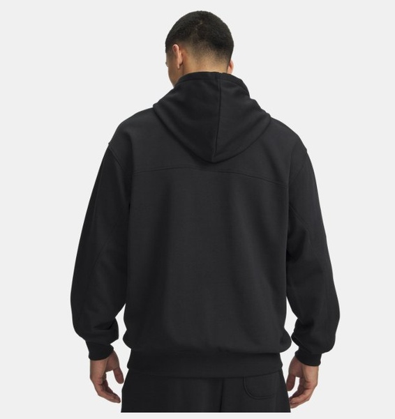 Siyah Erkek UA Rival Lightweight Graphic Kapüşonlu Sweatshirt