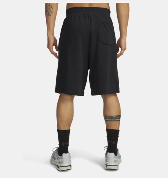 Siyah Erkek UA Rival Lightweight Graphic Şort