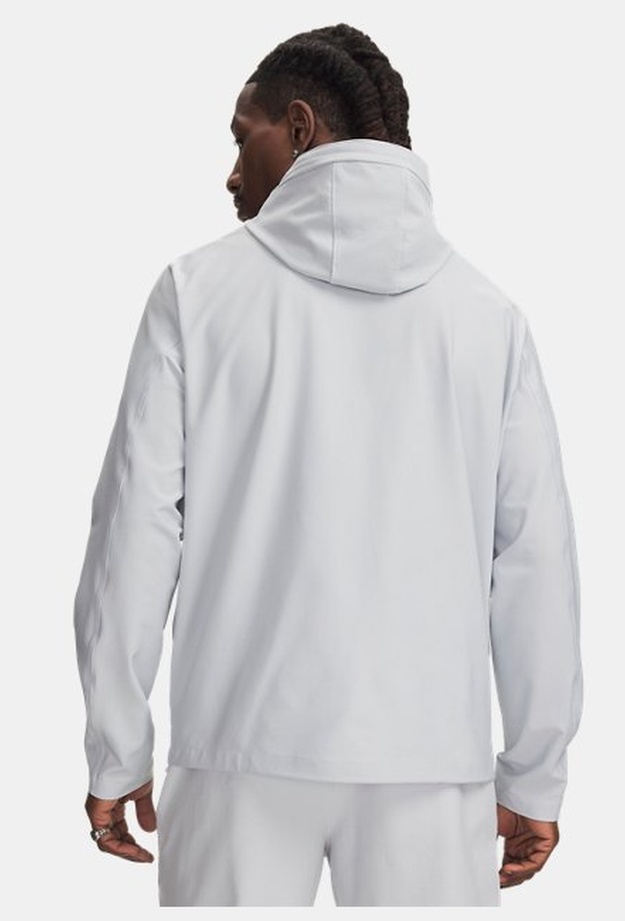 Erkek UA Unstoppable Woven Ceket Gri 198634635474 | Under Armour
