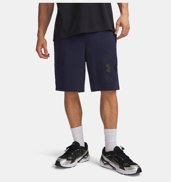 Lacivert Erkek UA Rival Lightweight Graphic Şort
