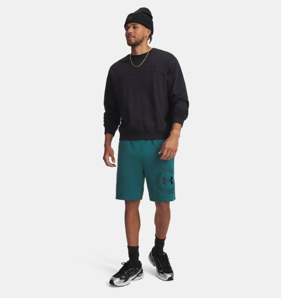 Yeşil Erkek UA Rival Lightweight Graphic Şort