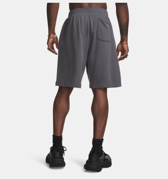 Gri Erkek UA Rival Lightweight Graphic Şort