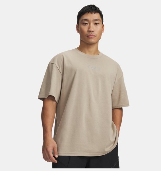 Vizon Erkek UA Unstoppable+ Heavyweight Kısa Kollu T-Shirt