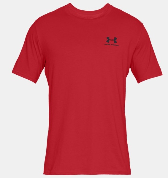 Kırmızı Erkek UA Sportstyle LC Kısa Kollu T-shirt