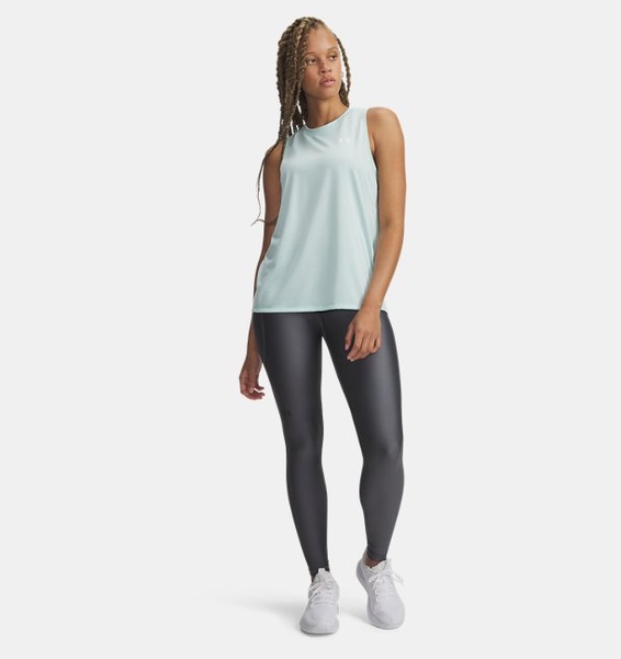 Gri Kadın UA Tech Yüksek Bel Tayt