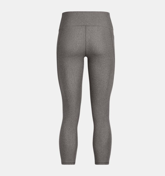 Gri Kadın UA Tech Yüksek Bel Bilekte Tayt