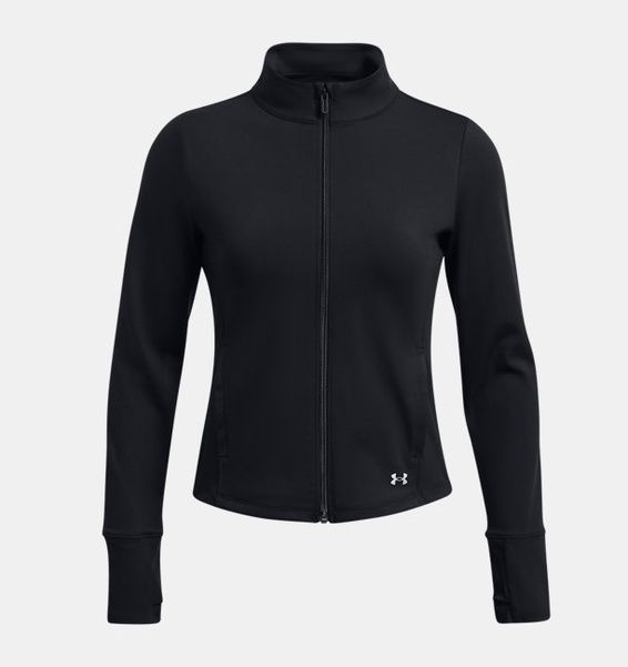Siyah Kadın UA Movement Fermuarlı Ceket
