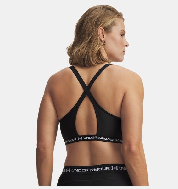 Siyah Kadın UA Crossback Low Spor Sütyeni