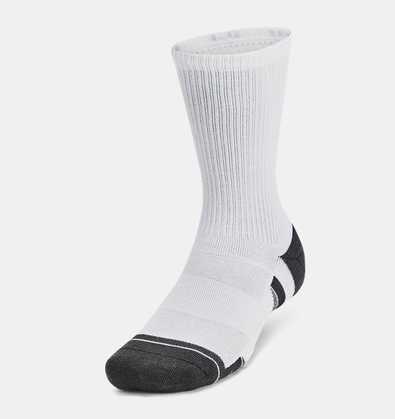 Beyaz Unisex UA Perf Tech 6’lı Paket Crew Çorap
