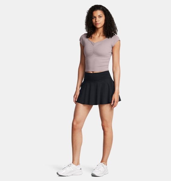 Siyah Kadın UA Motion Şort Etek