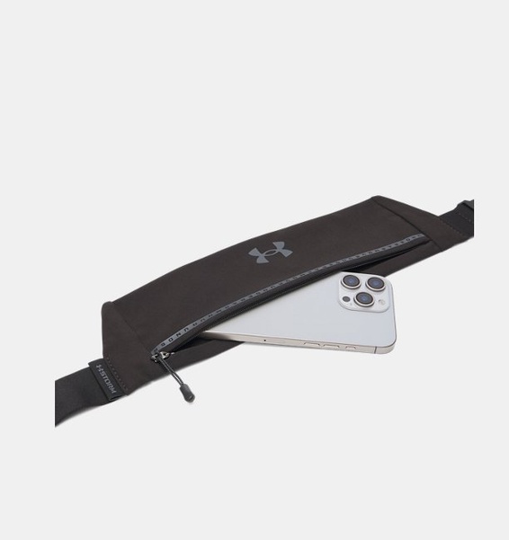 Siyah Unisex UA Launch Run Belt Bel Çantası