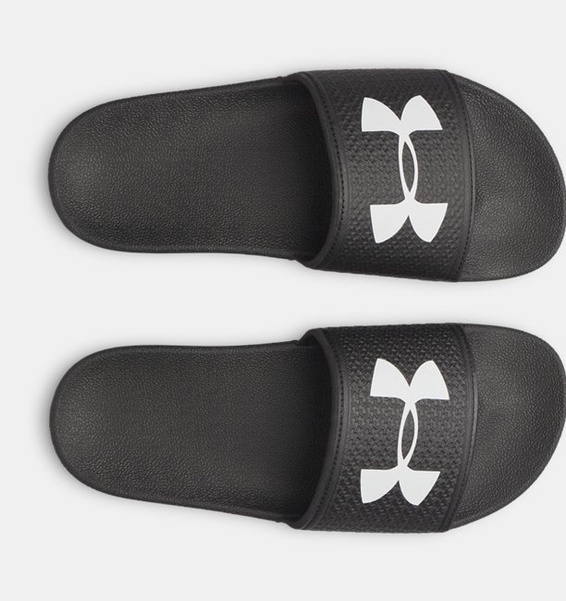 Siyah Erkek Çocuk UA Armour Slide Terlik