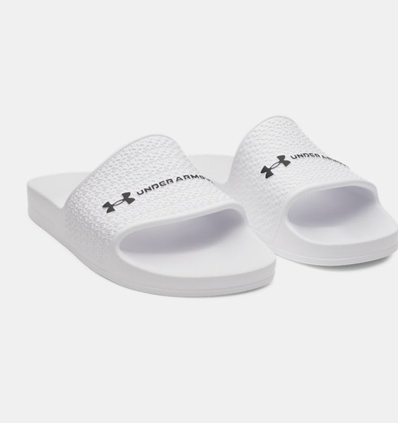 Beyaz Erkek UA Armour Slide Lite Terlik