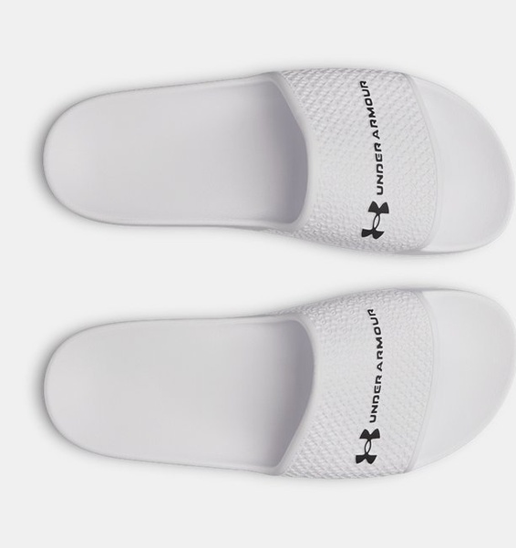 Beyaz Erkek UA Armour Slide Lite Terlik