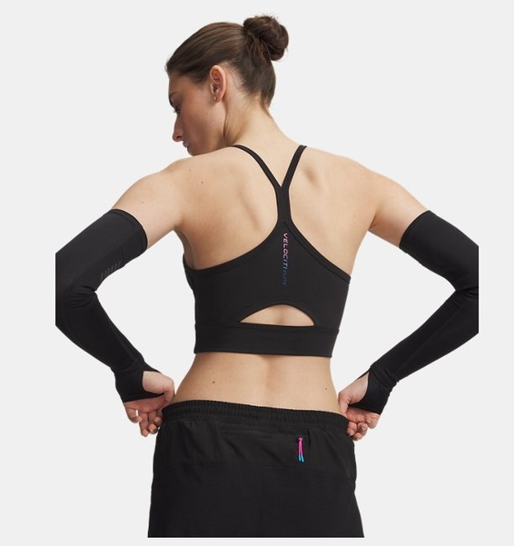 Siyah Kadın UA Velociti Elite Crop Atlet